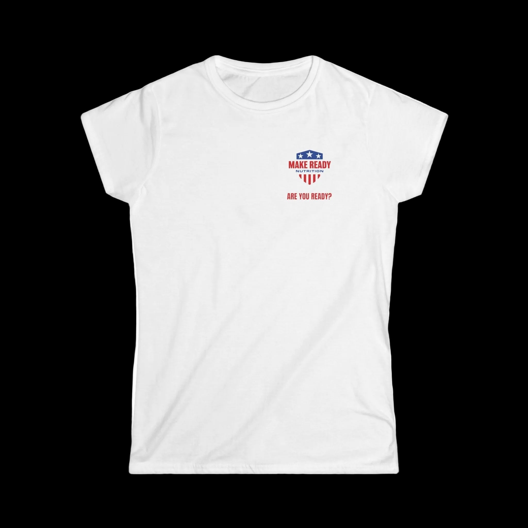 Make Ready Women's Softstyle Tee - Make Ready Nutrition and 2Alpha